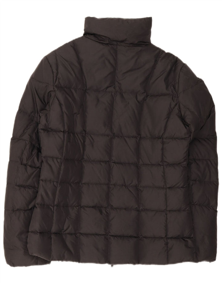 Giacca imbottita da donna Benetton UK 14 nylon nero medio