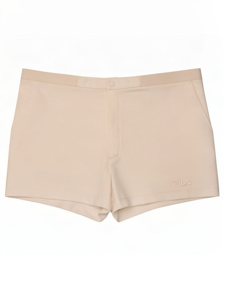 Pantaloncini Fila Uomo IT 56 XL W40 Poliestere Bianco