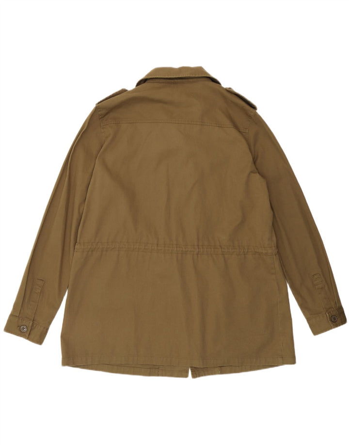 Giacca militare da donna Missguided UK 14 grande cotone kaki