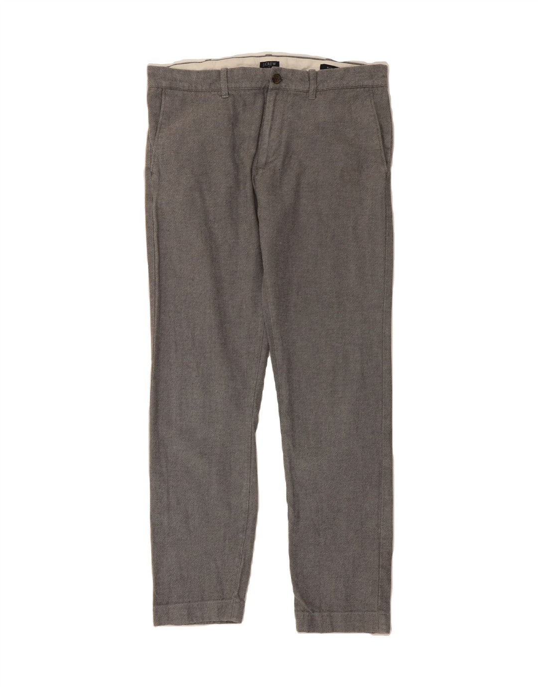 J. CREW Womens Flex Slim Chino Trousers W33 L32 Grey Cotton Vintage J. Crew and Second-Hand J. Crew from Messina Hembry 