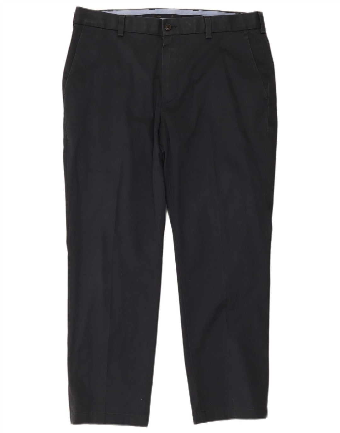 Pantaloni chino regolari elasticizzati da uomo Brooks Brothers W34 L27 Blu Navy