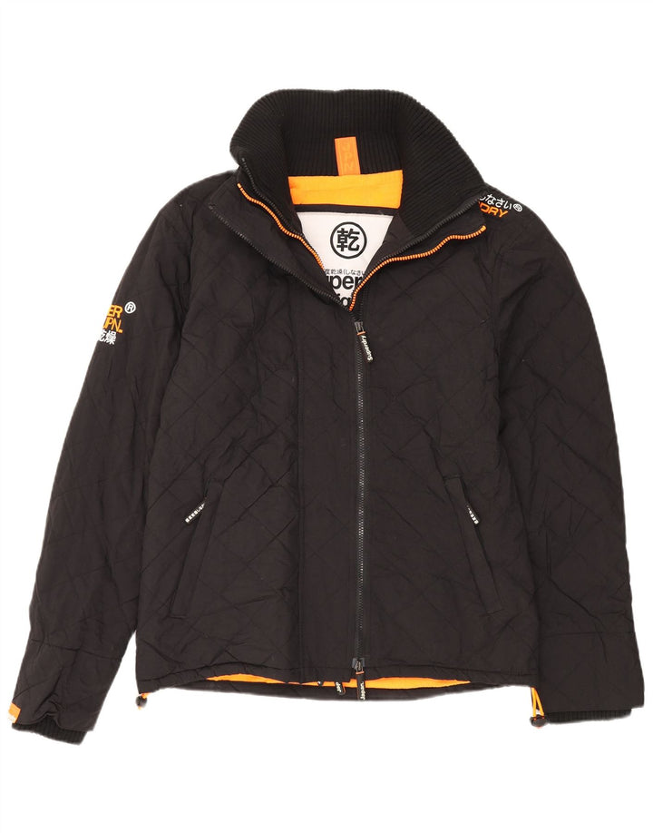 Giacca a vento da donna Superdry The Windcheater UK 16 grande nera