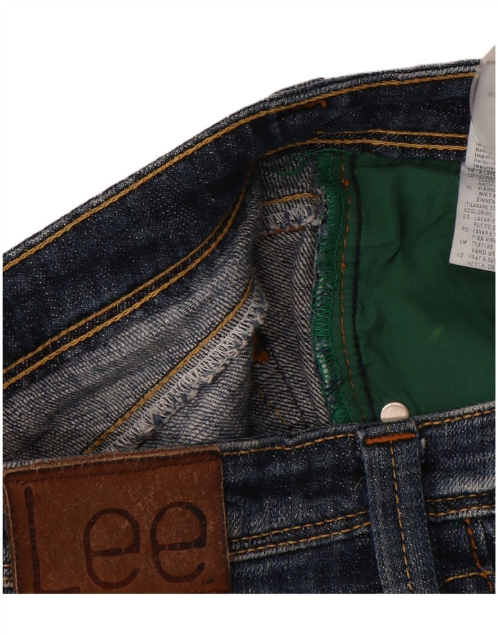 Jeans bootcut da donna a vita bassa LEE W29 L33 cotone blu navy