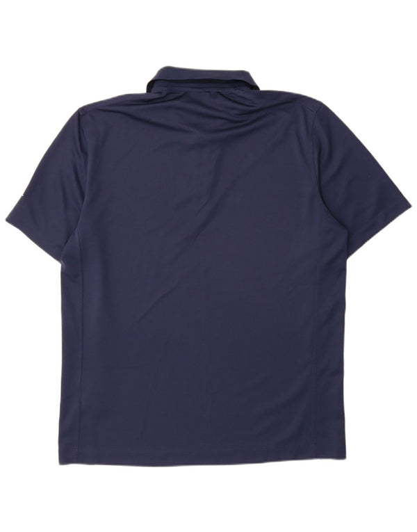 Polo Nike da uomo Dri Fit grande in poliestere blu navy