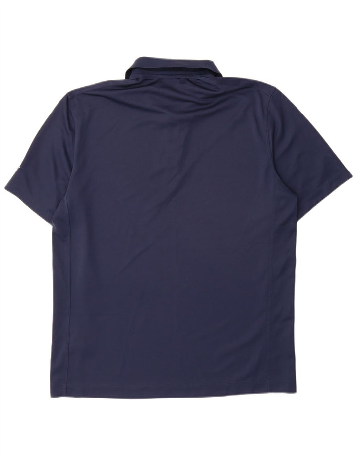 Polo Nike da uomo Dri Fit grande in poliestere blu navy