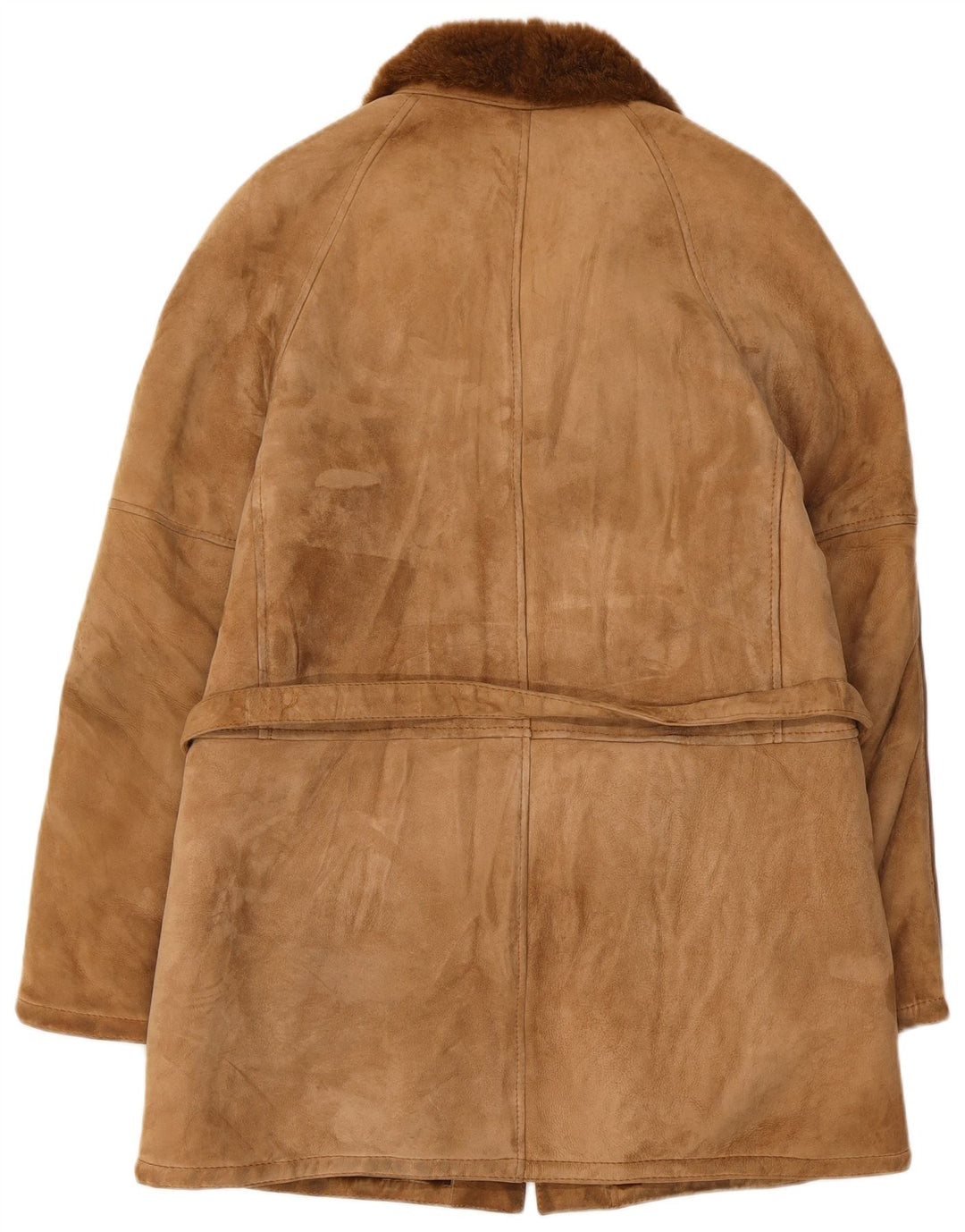 Cappotto vintage in shearling da uomo IT 48 Beige medio