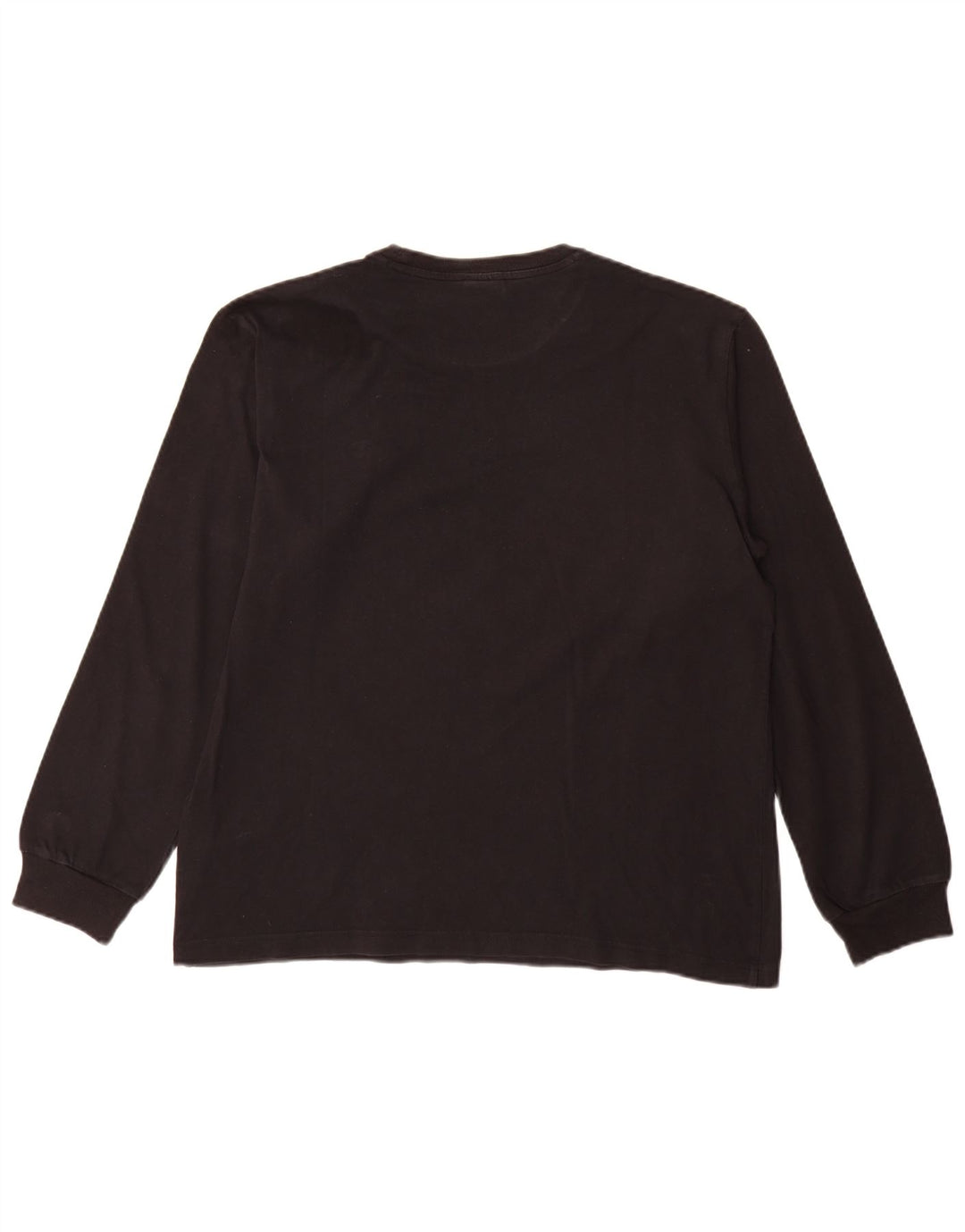 Champion Maglia da uomo a maniche lunghe grande in cotone nero