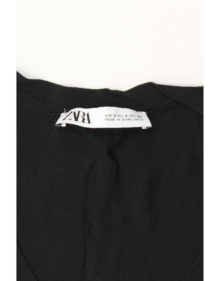 Canotta Zara da donna UK 8 piccola nera