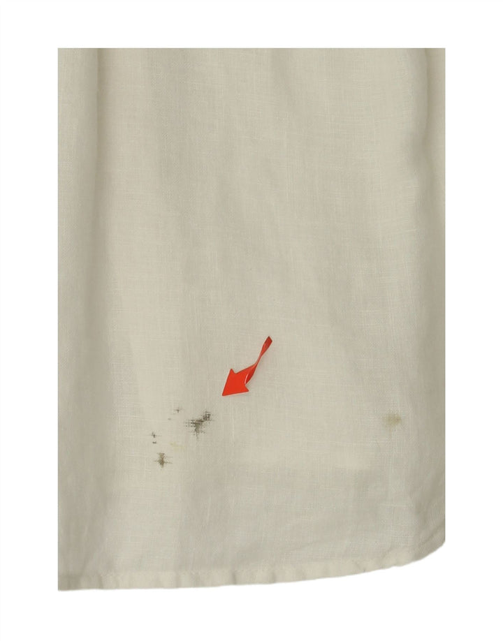 C.P. Camicia da ragazzo Company 11-12 anni in lino bianco sporco