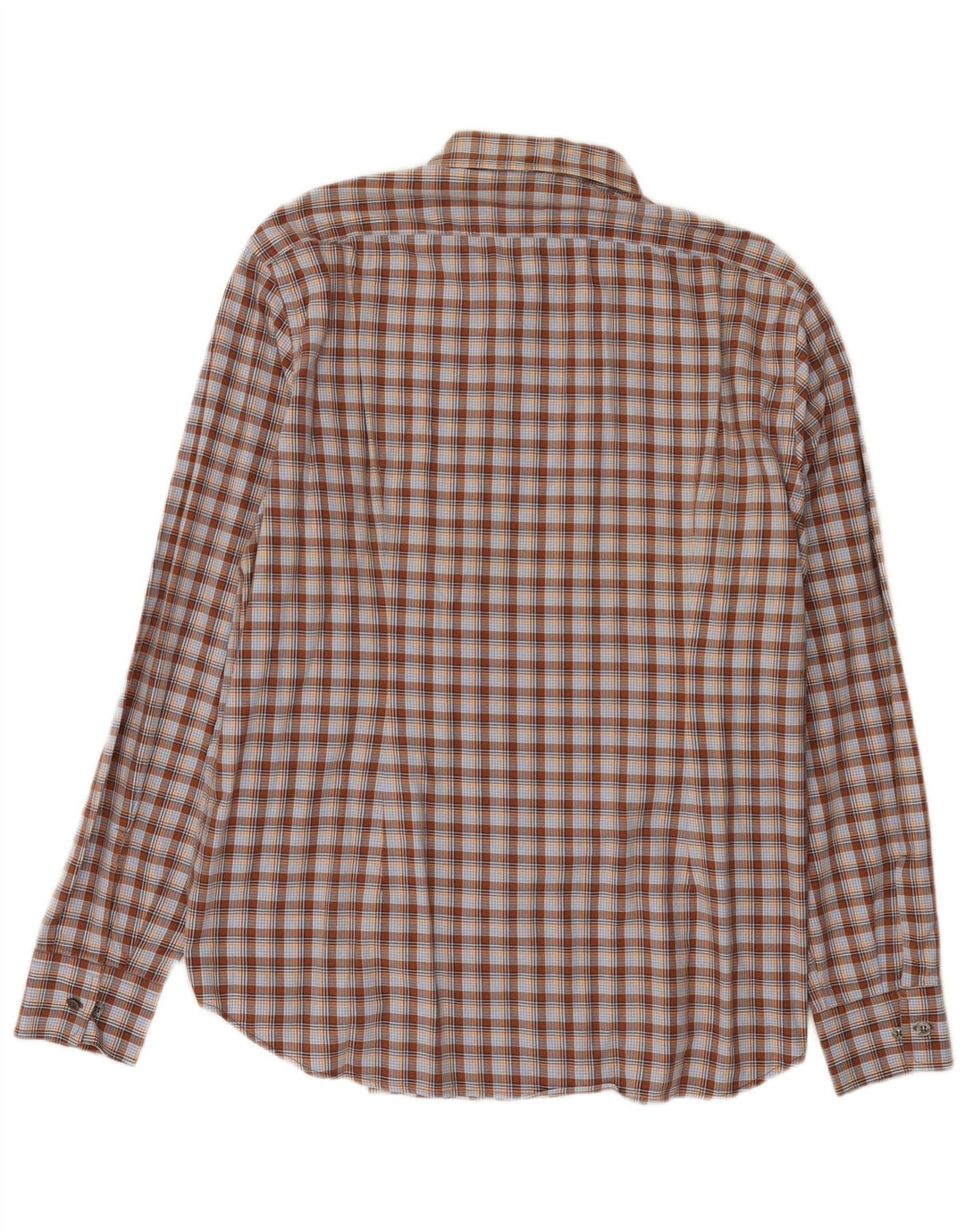 Camicia Trussardi Jeans Uomo 2XL Cotone Check Marrone