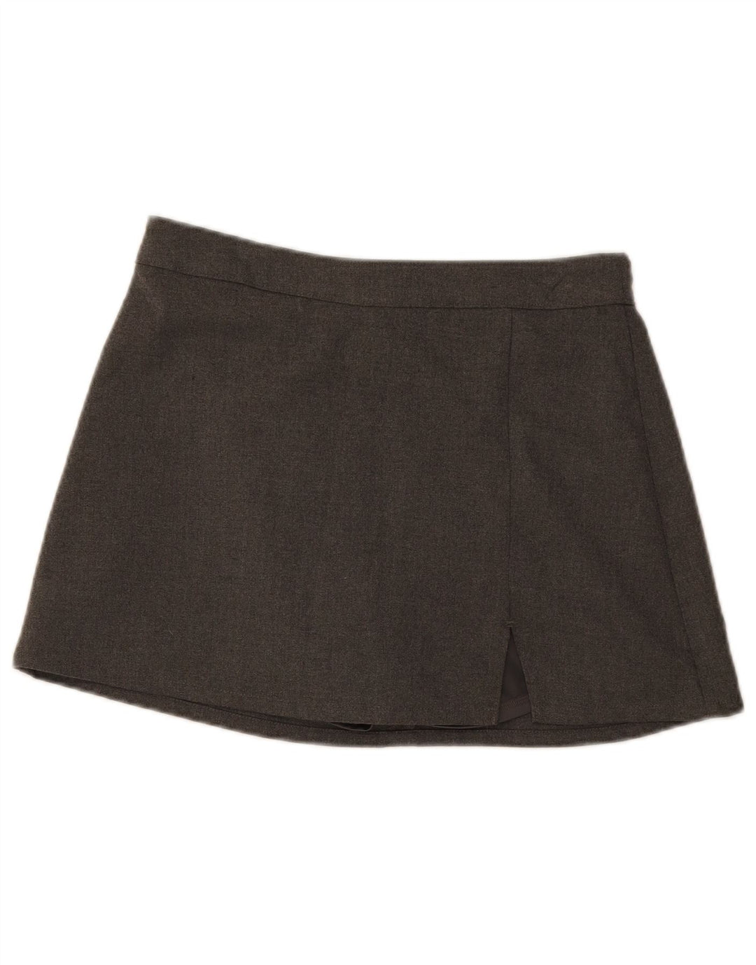 Minigonna Hollister da donna UK 14 grande W30 poliestere grigio