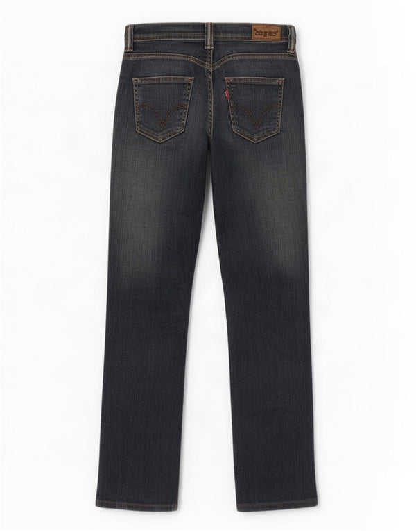 Jeans dritti da donna Levi's W28 L34 cotone blu