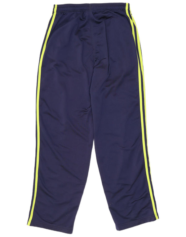 Pantaloni da tuta da uomo Adidas UK 38/40 Poliestere blu navy medio