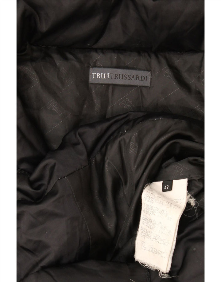 Piumino Donna Trussardi con Cappuccio IT 42 Medium Nero Poliestere