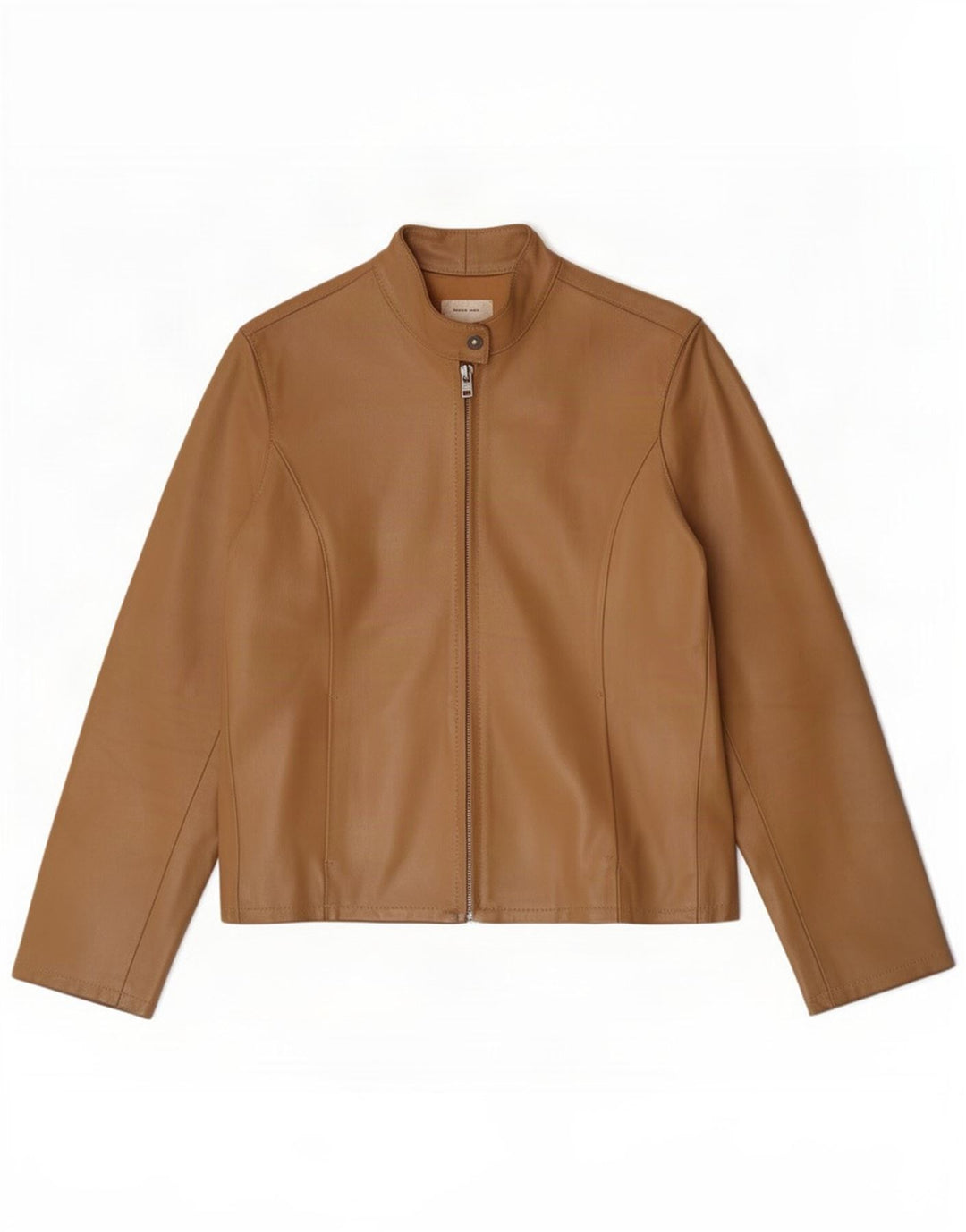 Giacca In Pelle Donna Conbipel IT 44 Marrone Medio