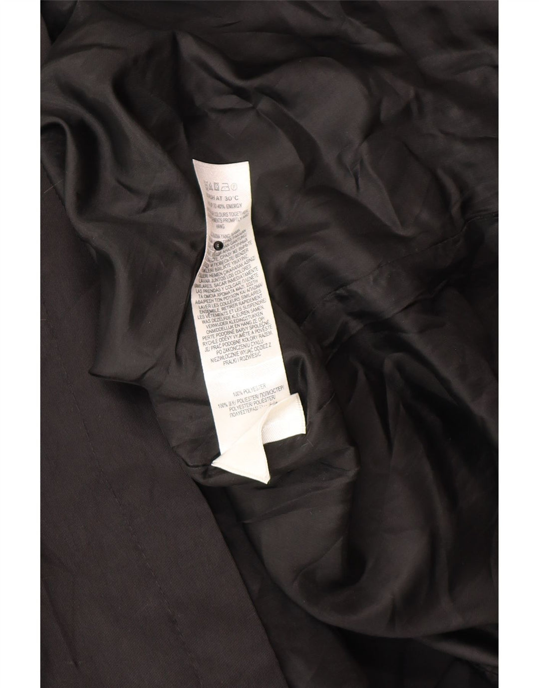 Trench da donna Marks & Spencer UK 22 3XL poliestere nero