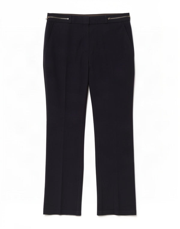 Pantaloni casual da donna Marks & Spencer UK 12 medi W32 L30 blu navy