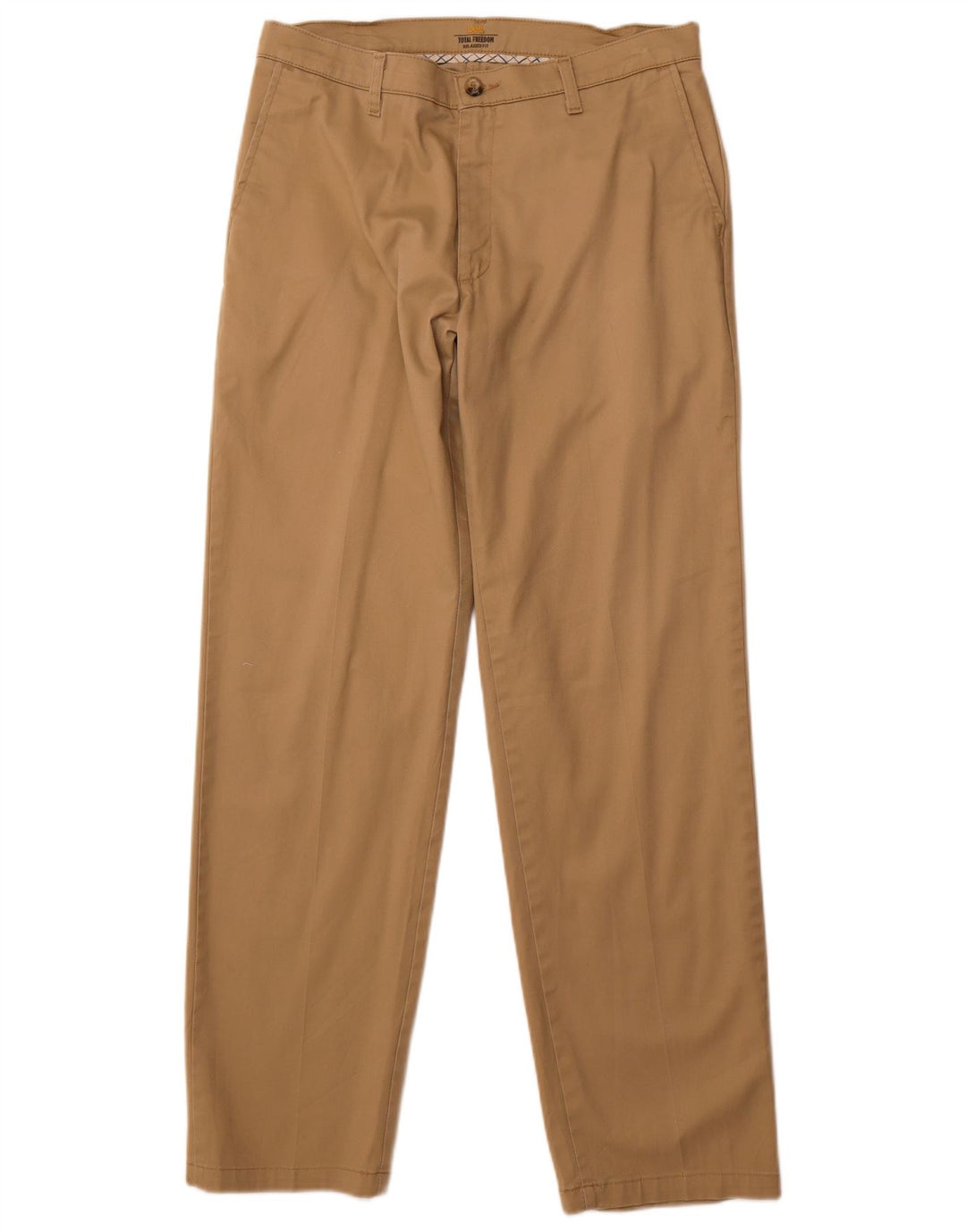 Pantaloni chino da uomo dalla vestibilità comoda Lee W33 L34 in cotone beige