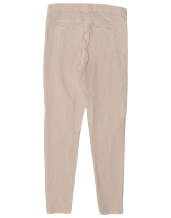 Marks & Spencer Womens Jegging Jeans UK 12 Medium W32 L28 White Cotton
