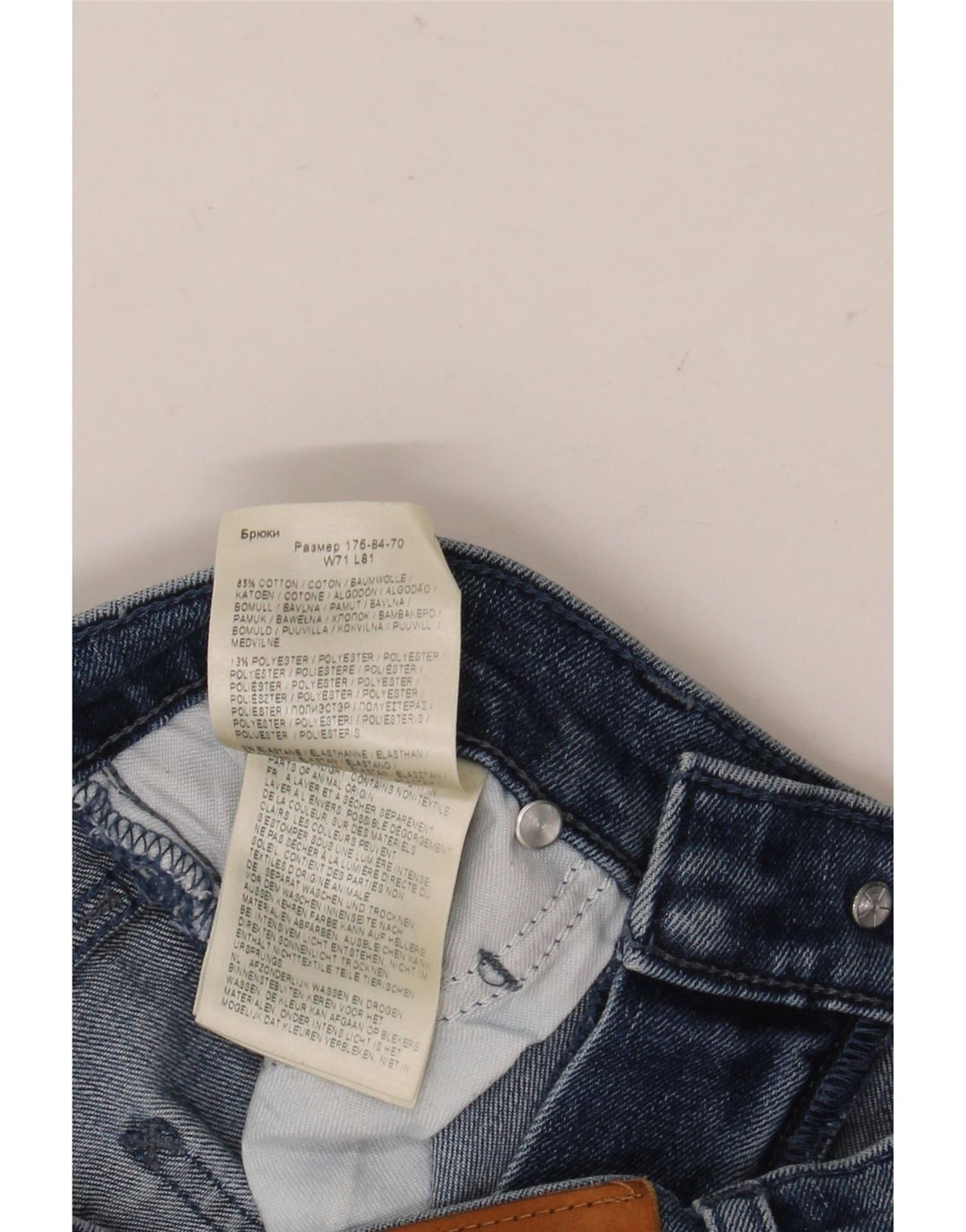 Jeans Lee Luke Slim da uomo W28 L32 in cotone blu