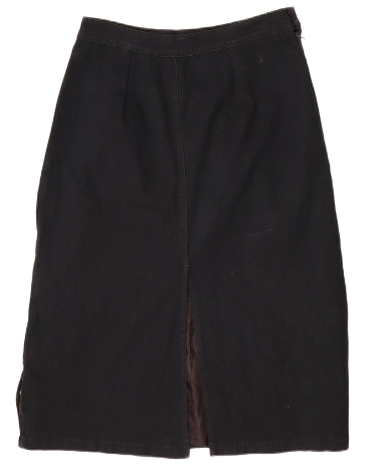 Gonna di jeans da donna VINTAGE W30 media nera