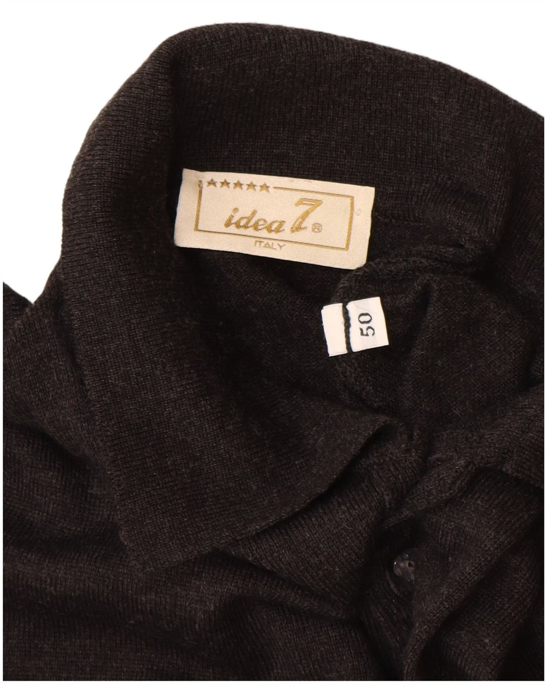 Maglione Polo Uomo Idea IT 50 Lana Grigio Medio