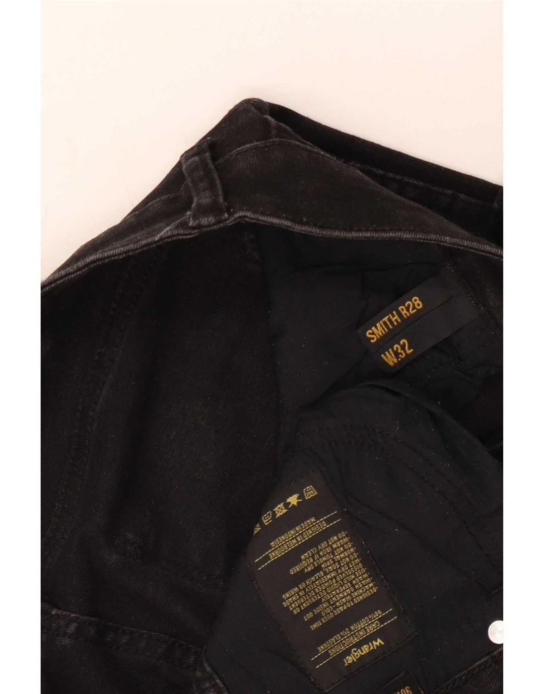 Jeans slim da donna Wrangler W32 L28 cotone nero