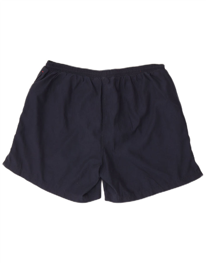 Pantaloncini da bagno da uomo Umbro grandi in poliestere blu navy