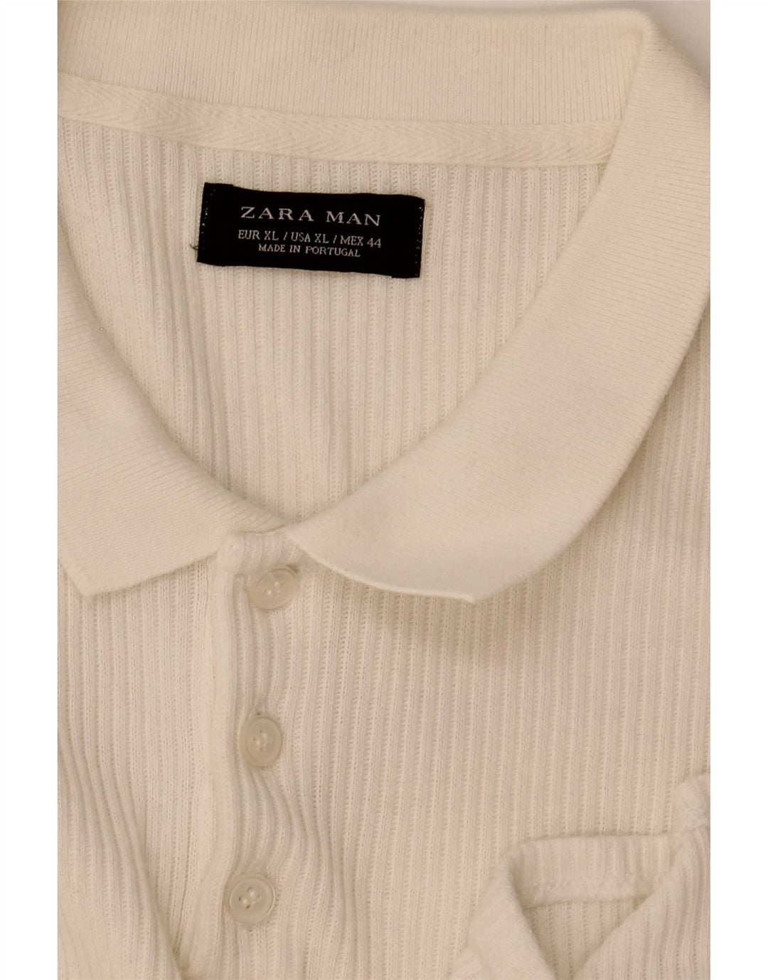 Polo Zara da uomo XL bianca