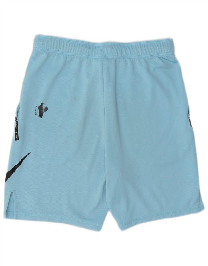 Pantaloncini sportivi Nike Dri Fit Graphic da uomo in poliestere blu medio