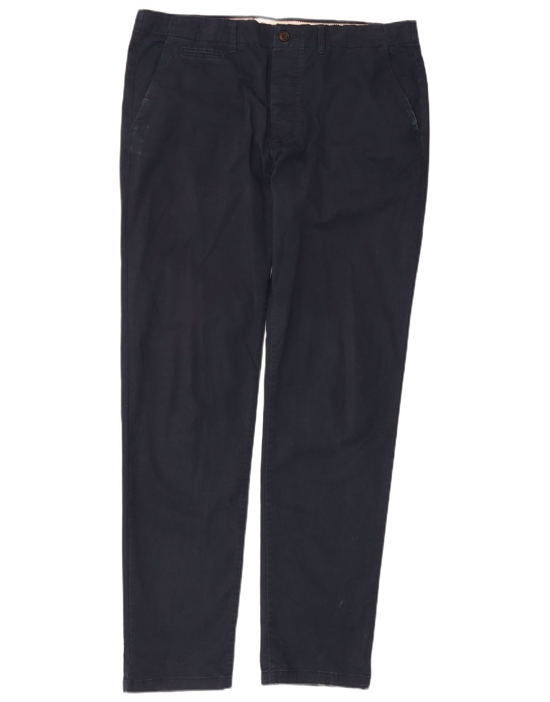 JACK & JONES Pantaloni chino slim da uomo W34 L34 in cotone blu navy