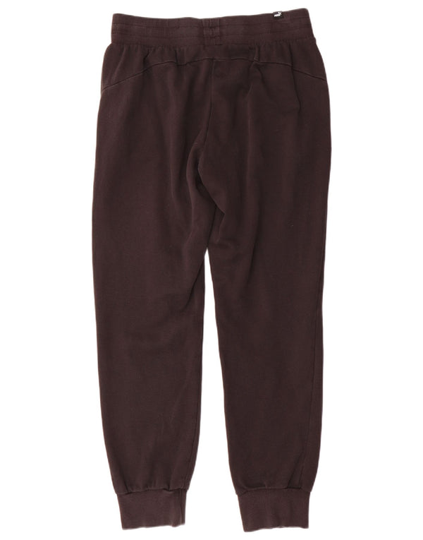Pantaloni da tuta da donna Puma Joggers UK 12 Medium Black Cotton