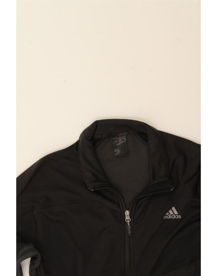 ADIDAS Mens Tracksuit Top Jacket Medium Black Vintage Adidas and Second-Hand Adidas from Messina Hembry 