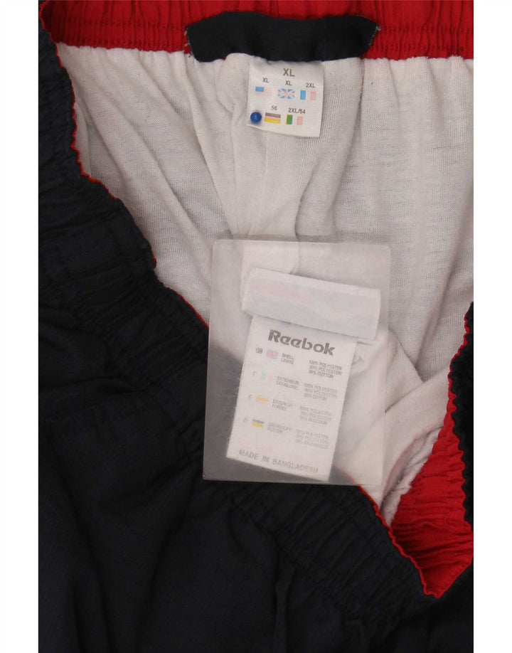 Pantaloni da tuta Adidas Capri da uomo XL in poliestere blu navy