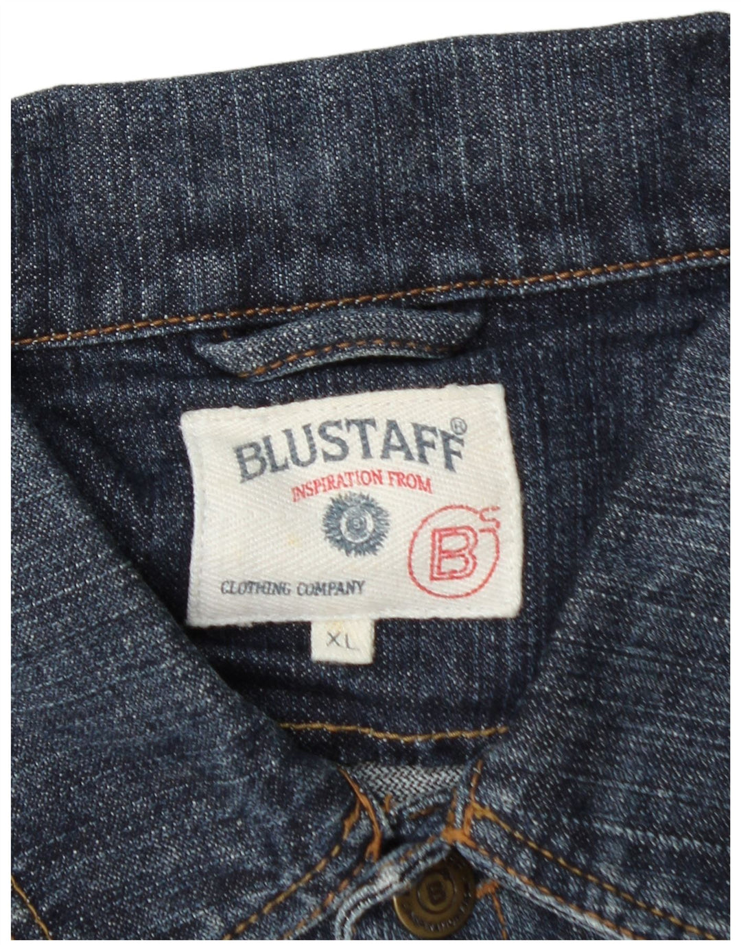 BLUSTAFF Giacca di jeans da uomo UK 42 XL Blu