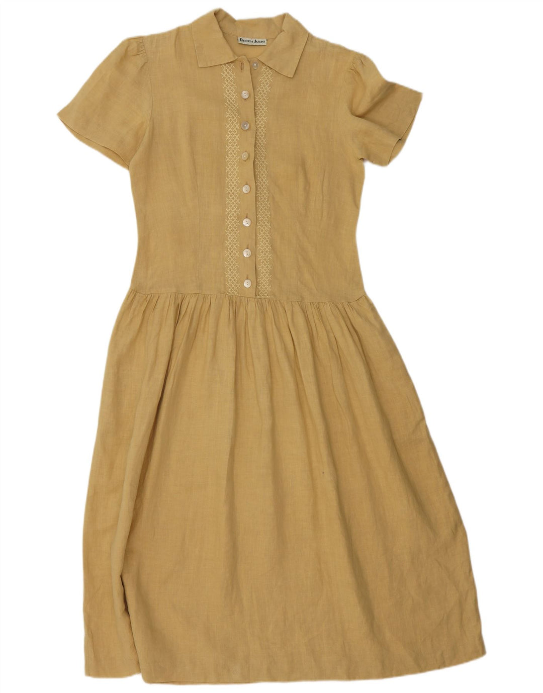 Abito lungo da donna Daniela Jasoni IT 40 piccolo lino beige