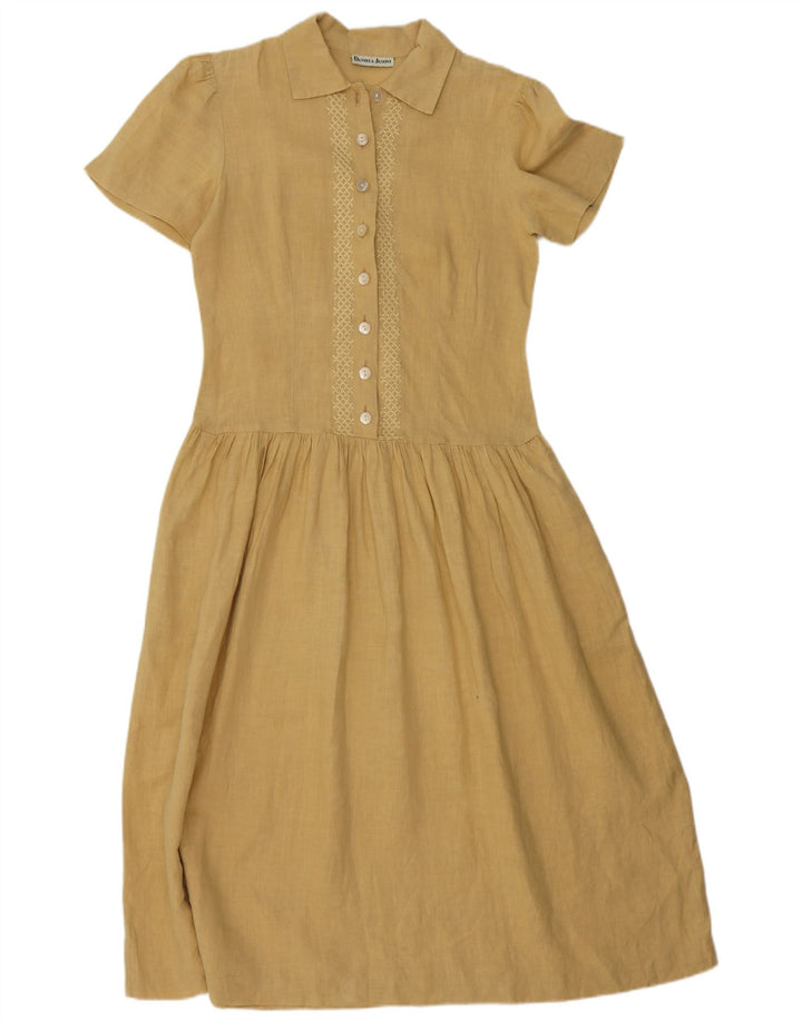 Abito lungo da donna Daniela Jasoni IT 40 piccolo lino beige