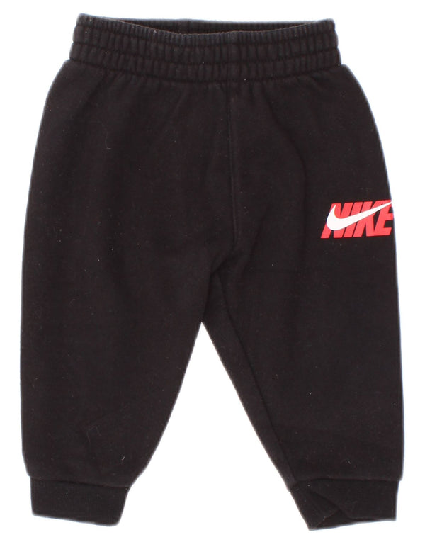 Pantaloni da tuta Nike da bambino con grafica Joggers 6-9 mesi in cotone nero