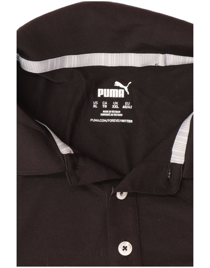 Polo PUMA da uomo 2XL grigia a blocchi di colore