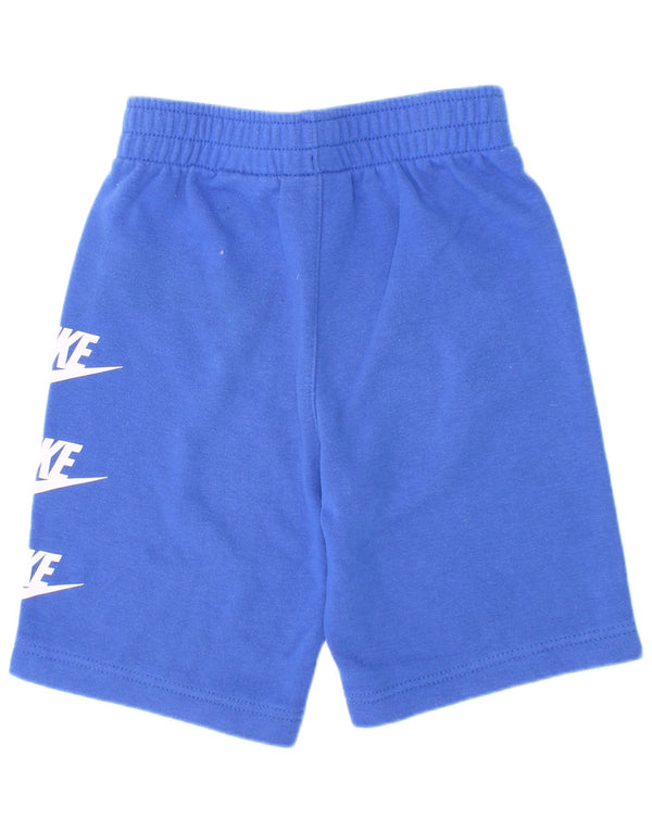 Pantaloncini sportivi Nike da ragazzo con grafica 6-7 anni, cotone grande blu