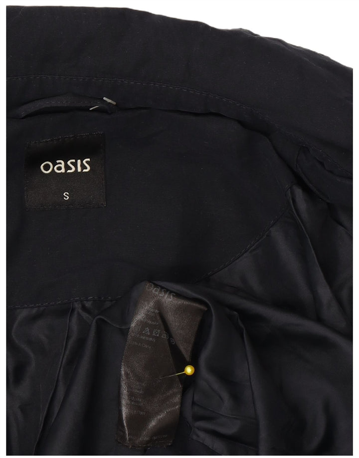 Giacca militare oversize da donna Oasis UK 10 Small Poliestere blu navy