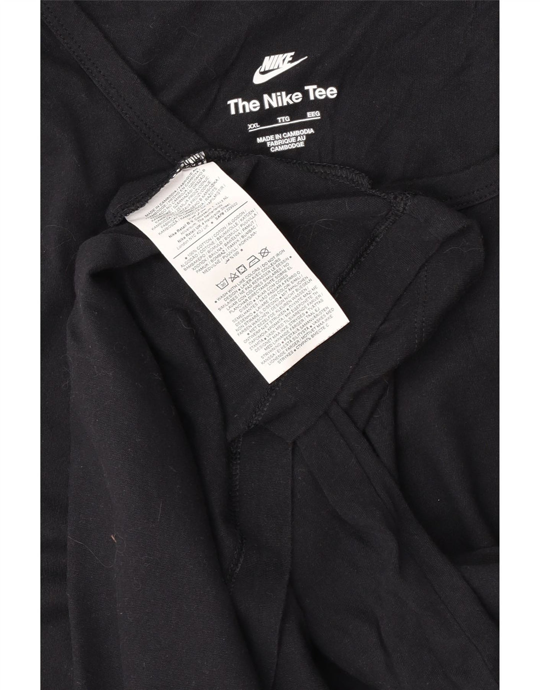 Canotta Nike da uomo 2XL in cotone nero