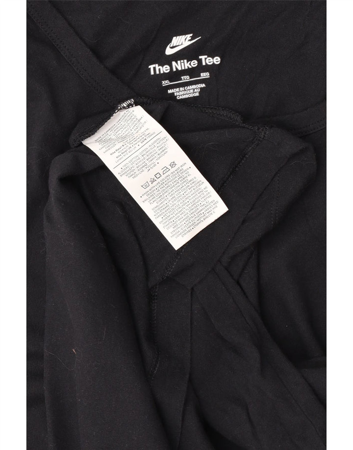 Canotta Nike da uomo 2XL in cotone nero