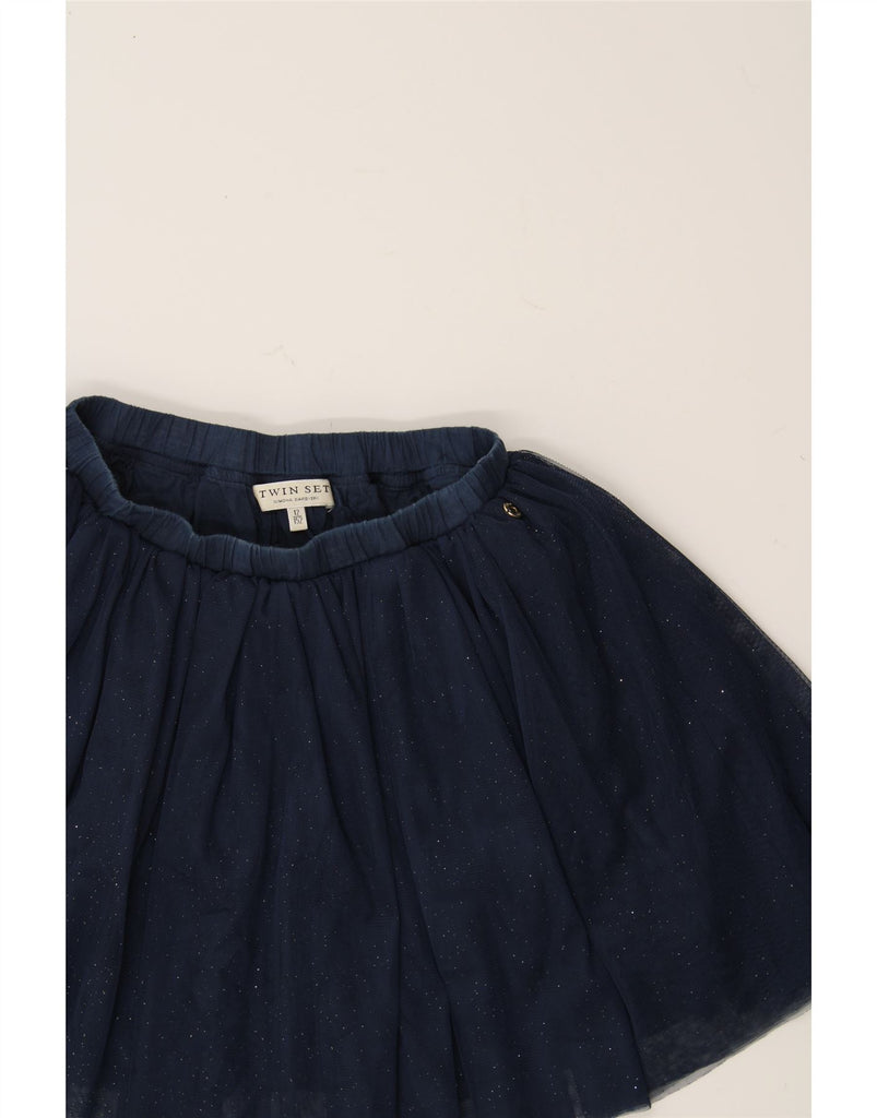 SIMONA BARBIERI Girls Twin-Set Tutu Skirt 11-12 Years W24 Navy Blue Vintage Simona Barbieri and Second-Hand Simona Barbieri from Messina Hembry 