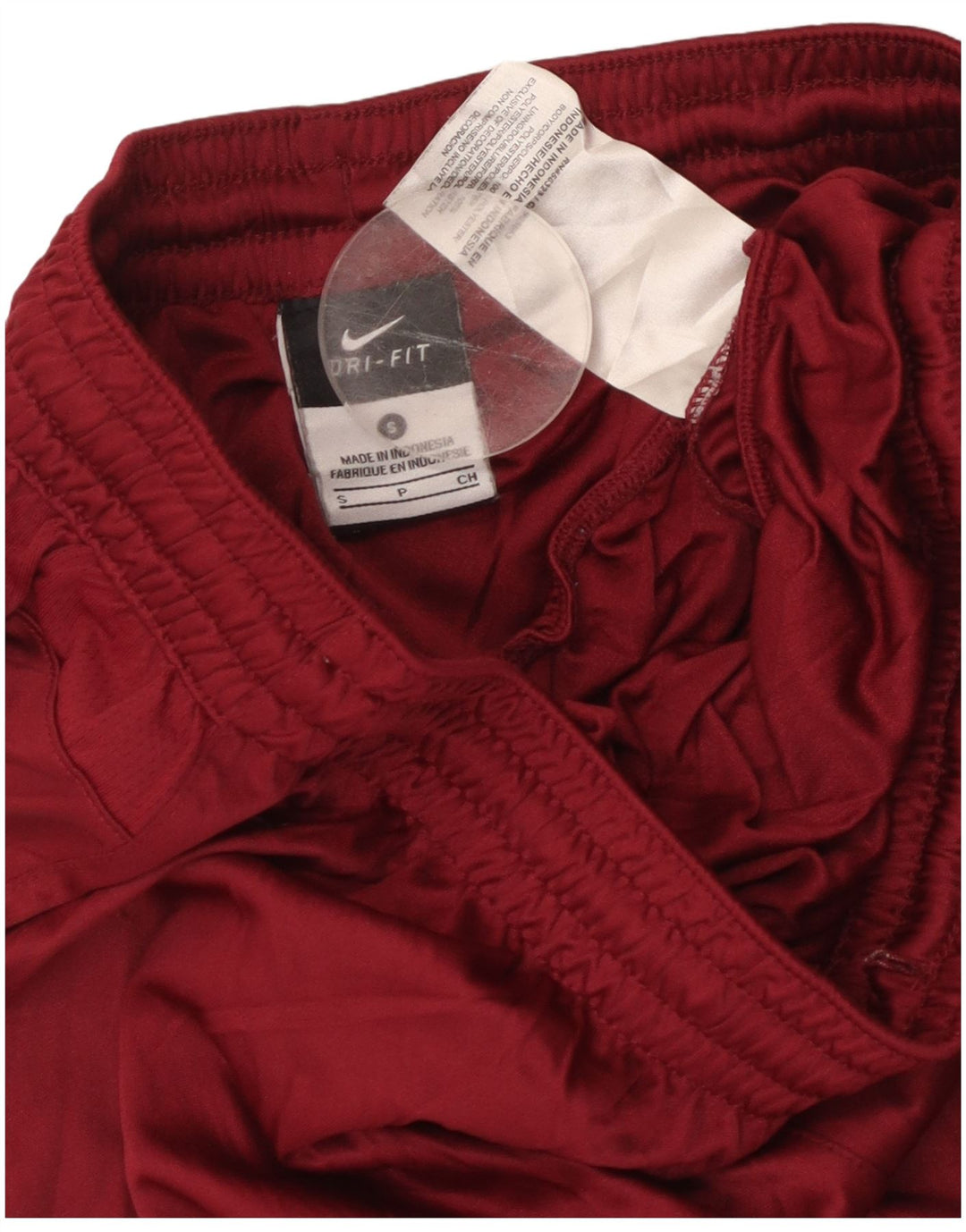 Pantaloncini sportivi NIKE da donna Dri Fit UK 10 piccoli poliestere marrone