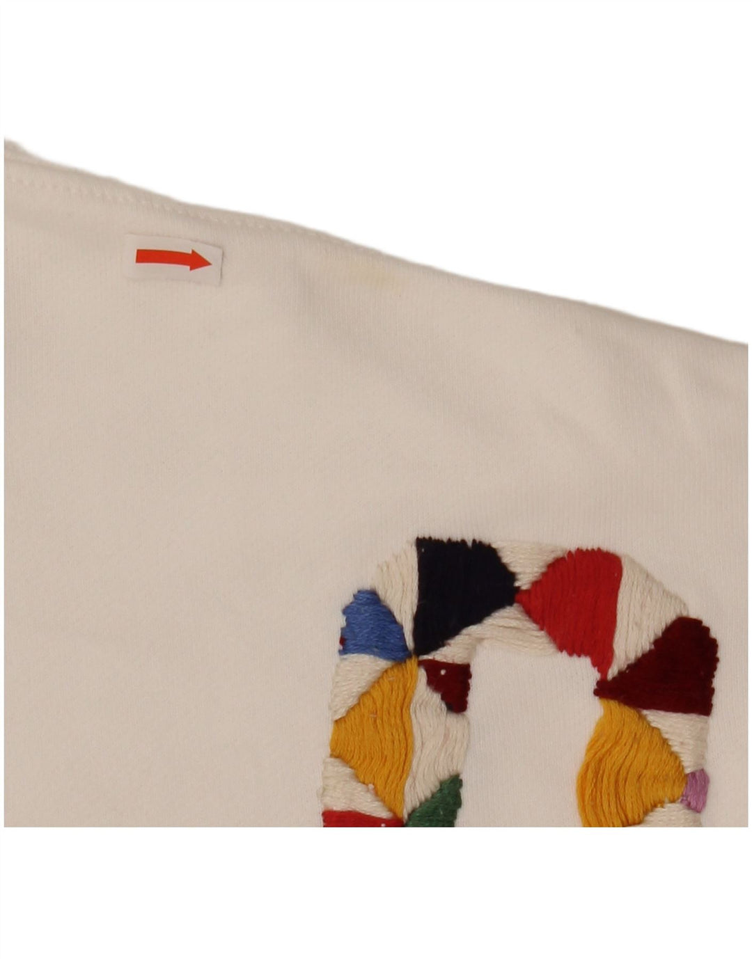 POLO RALPH LAUREN Felpa corta da donna Maglione UK 16 Large Bianco