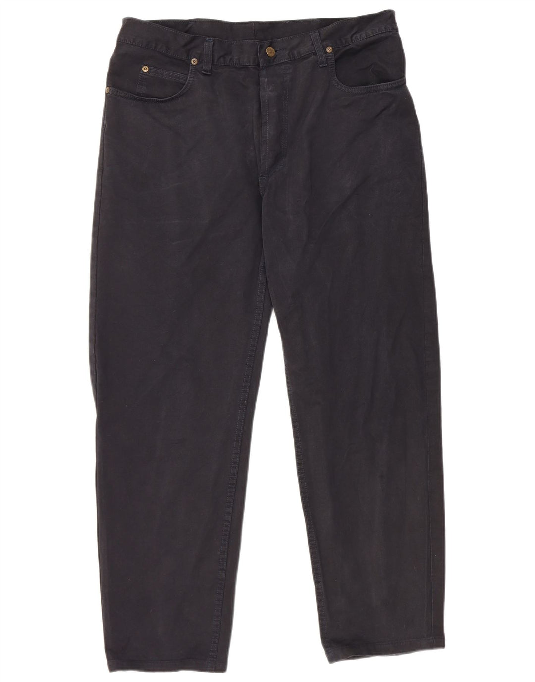 Pantaloni casual affusolati da uomo LEE W38 L28 in cotone nero