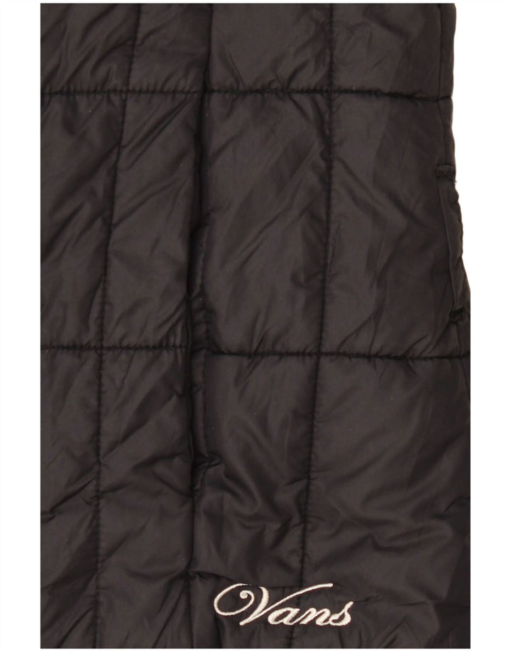 Giacca imbottita con cappuccio da donna Vans UK 10 Small Nera