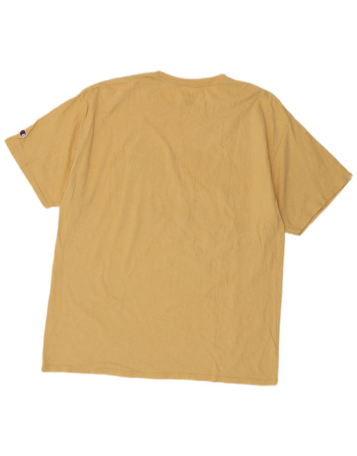 T-shirt grafica da uomo Champion Top XL gialla