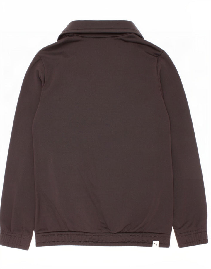 Giacca da tuta da ragazza Puma 9-10 anni in poliestere color block nero